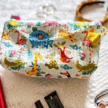 Load image into Gallery viewer, QUIRKY BOHO POUCH - JUNGLE PRINT
