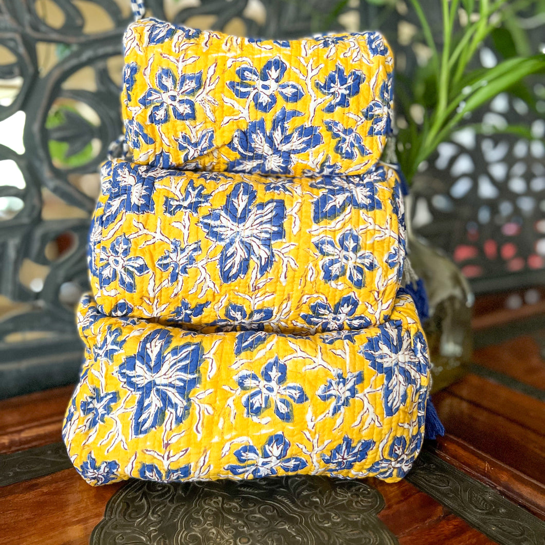 BRIGHT AND BOHO POUCH - SUNSHINE BEAUTIES (SET OF 3)