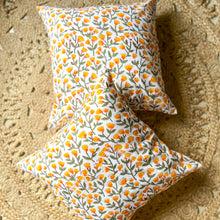 Load image into Gallery viewer, BLOCK PRINT CUSHION COVERS - LITTLE SUNSHINE
