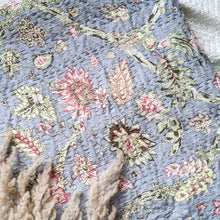 Load image into Gallery viewer, KANTHA BEDCOVER - HOLLAND FLOWER
