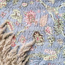 Load image into Gallery viewer, KANTHA BEDCOVER - HOLLAND FLOWER
